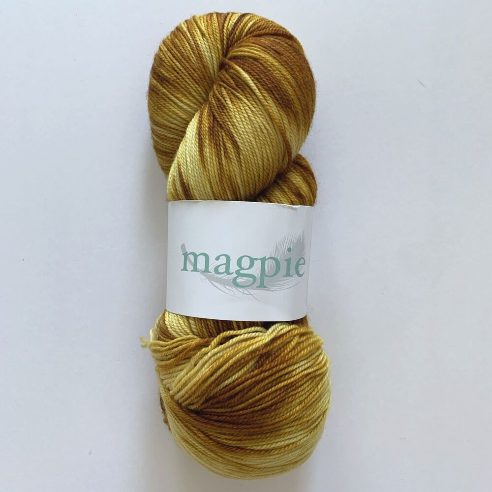 Magpie Fibers Swanky Sock Yarn Merino Cashmere Moonbeam